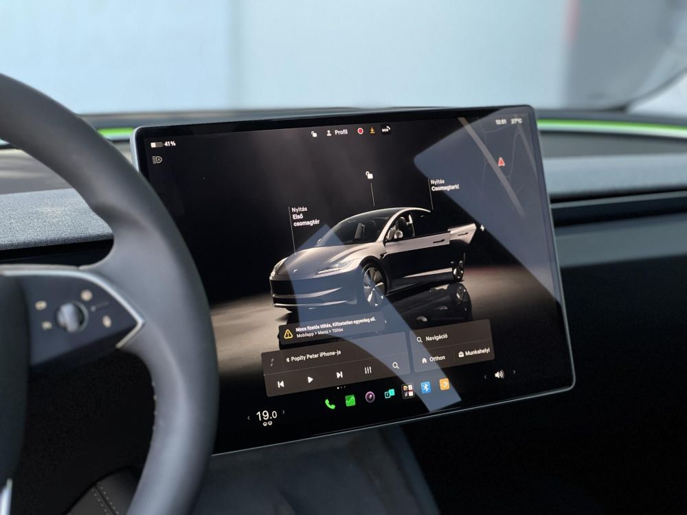 TESLA MODEL 3 Long Range AWD (Automata) HIGHLAND. 28e km. mátrix LED. ülésszellőztetés. hőszivattyú. garanciális!