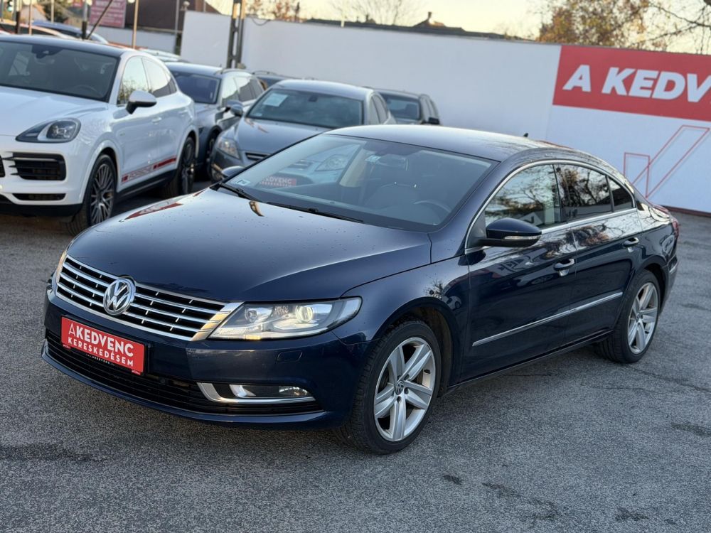 VOLKSWAGEN CC 2.0 CR TDI BMT DSG [5 személy] Xenon Tempomat Ülésfűtés PDC Navi Bluetooth 2 gyári kulcs!