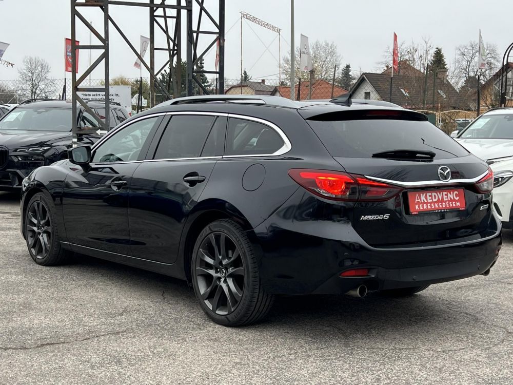 MAZDA 6 Sportkombi 2.2 CD Revolution Top (Automata) Sávtartó Head-up Napfénytető Fehér bőr Tolatókamera F1 Váltó!