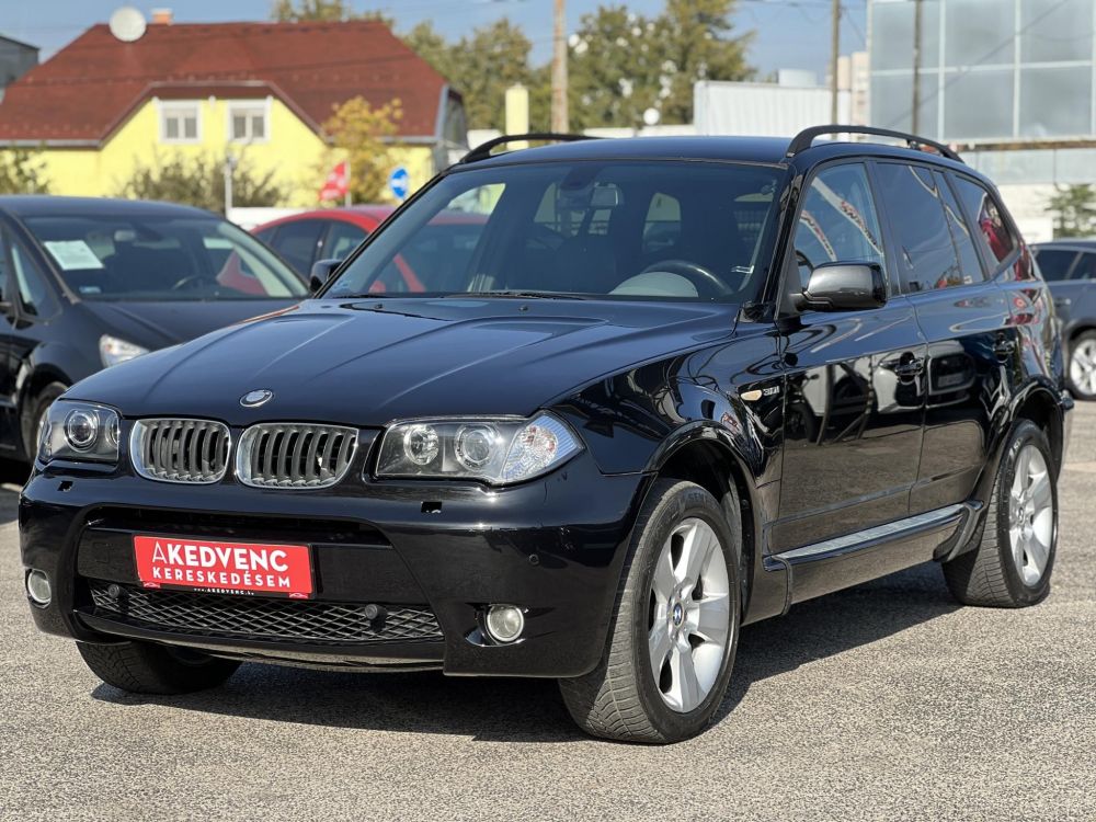 BMW X3 3.0 (Automata) xenon fényszórók. ülésfűtés. lejtmenet. memória. vonóhorog. bőr belső!