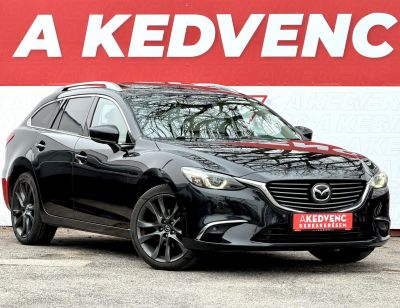 MAZDA 6 Sportkombi 2.2 CD Revolution Top (Automata) Sávtartó Head-up Napfénytető Fehér bőr Tolatókamera F1 Váltó!