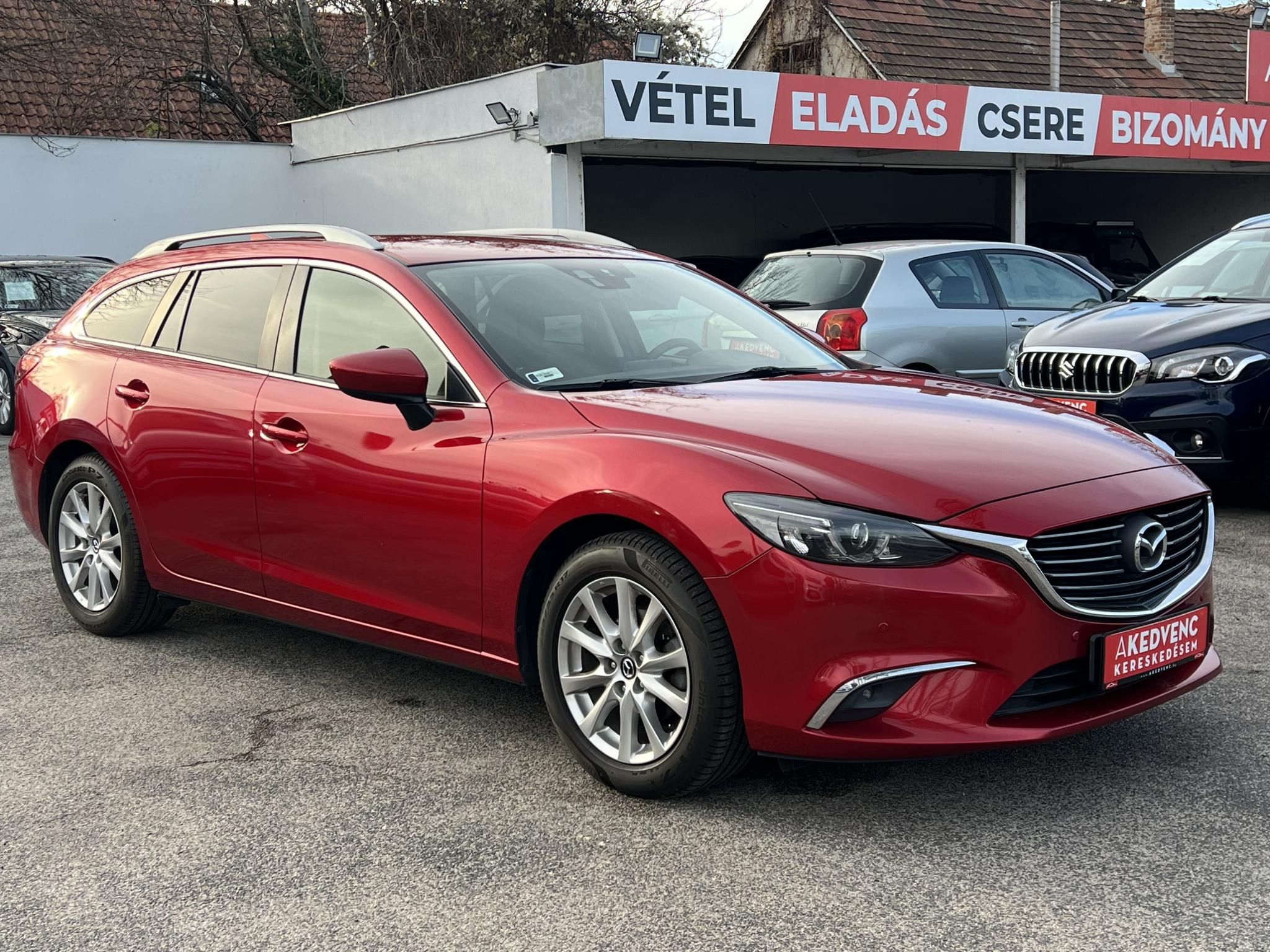 MAZDA 6 Sportkombi 2.2 CD Attraction M.o.-i. 1.tul. Tempomat Bluetooth Tolatóradar Márkaszervizelt!