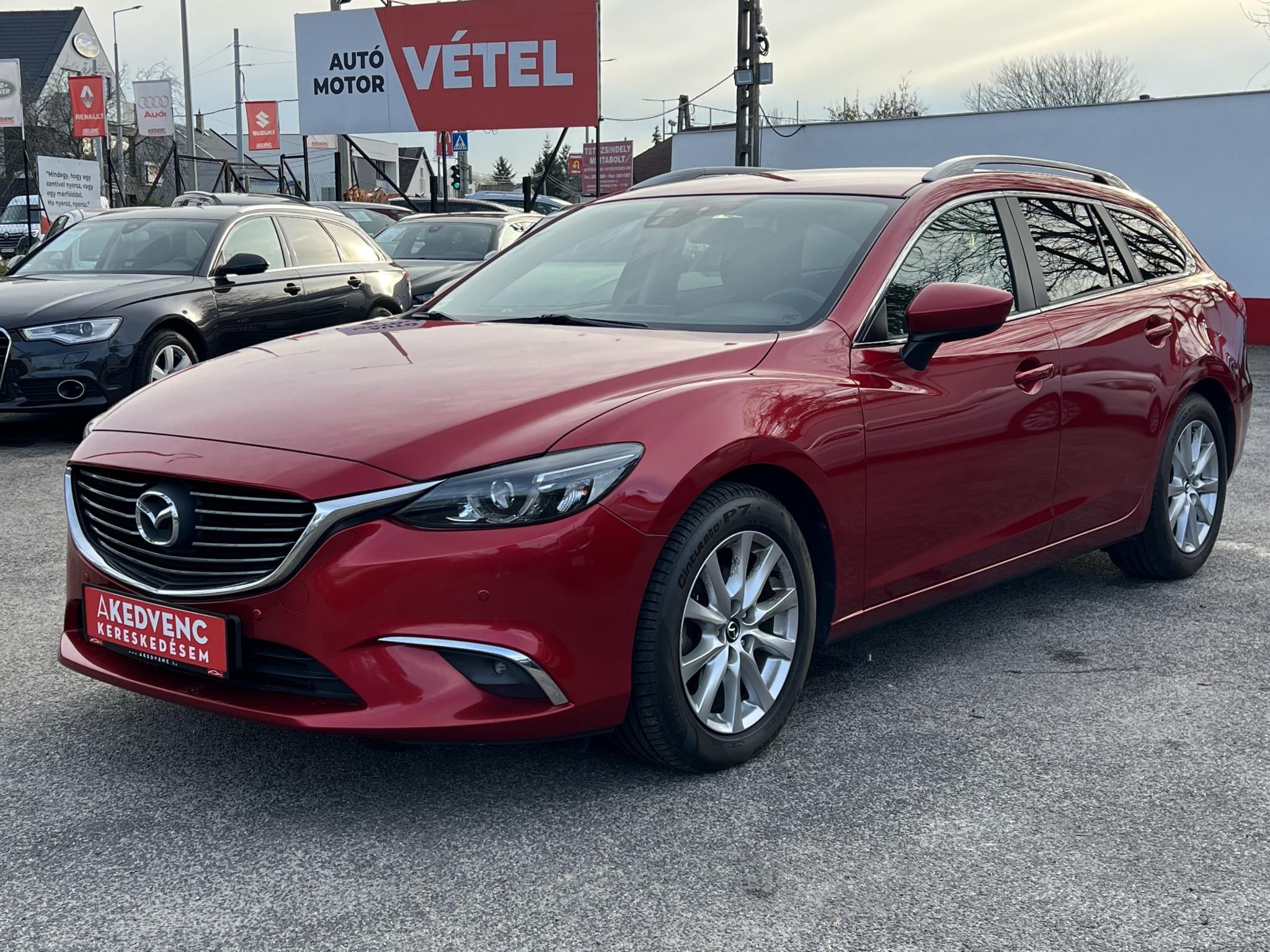 MAZDA 6 Sportkombi 2.2 CD Attraction M.o.-i. 1.tul. Tempomat Bluetooth Tolatóradar Márkaszervizelt!