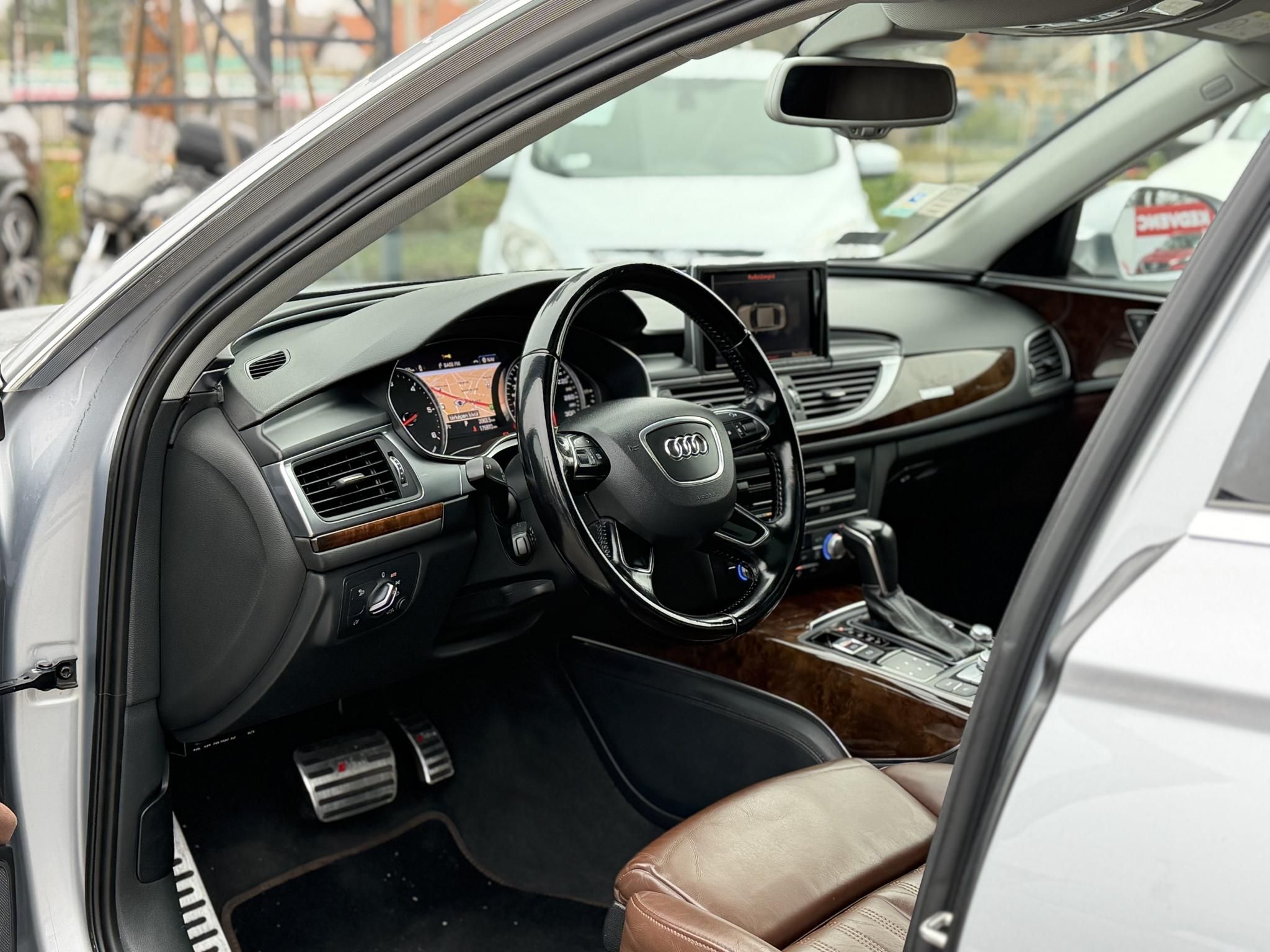 AUDI A6 3.0 V6 TDI quattro S-tronic Napfénytető Távtartó Carplay Barna bőr Friss olaj szerviz. Vezérlés cserélve!