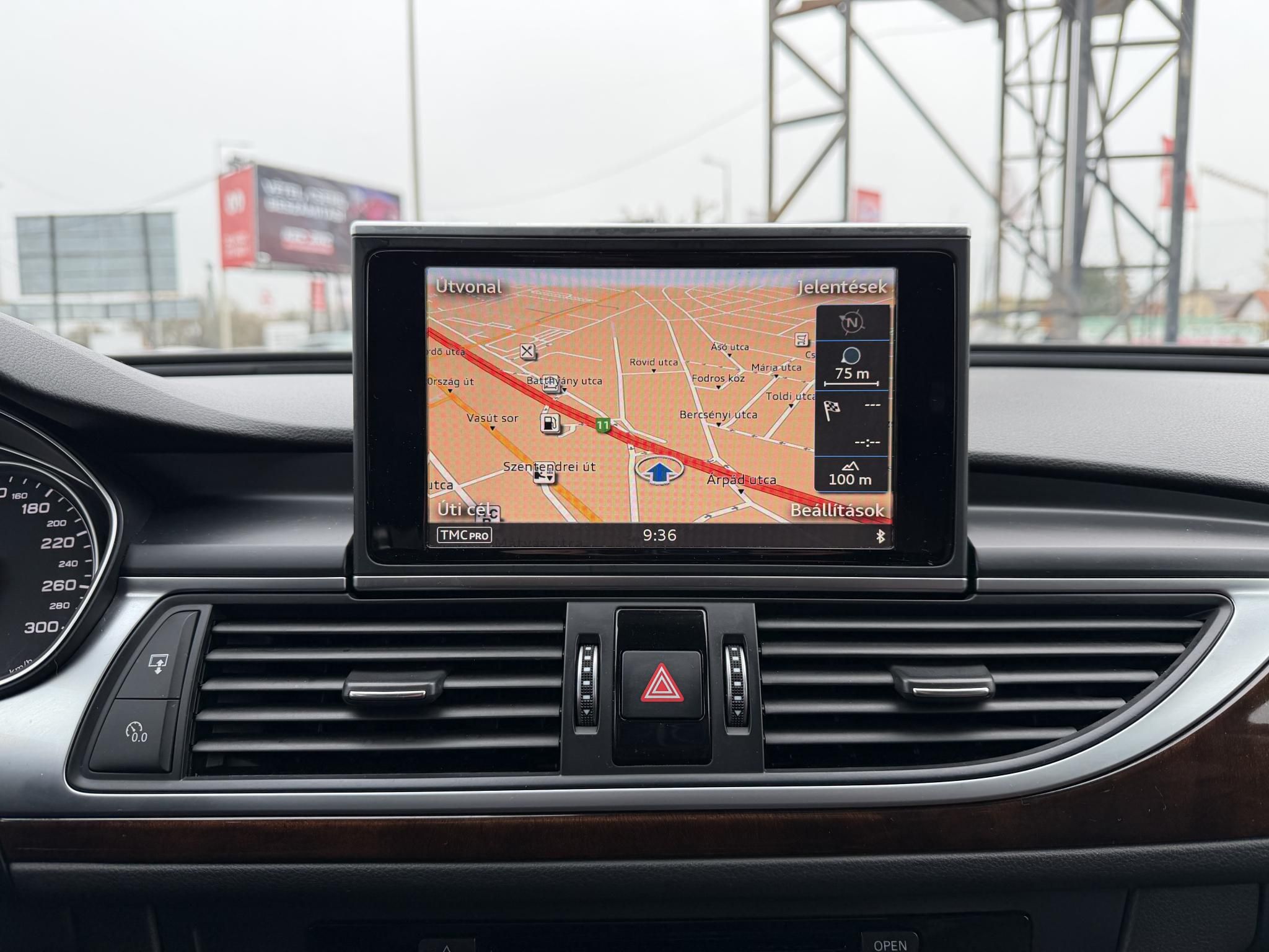 AUDI A6 3.0 V6 TDI quattro S-tronic Napfénytető Távtartó Carplay Barna bőr Friss olaj szerviz. Vezérlés cserélve!