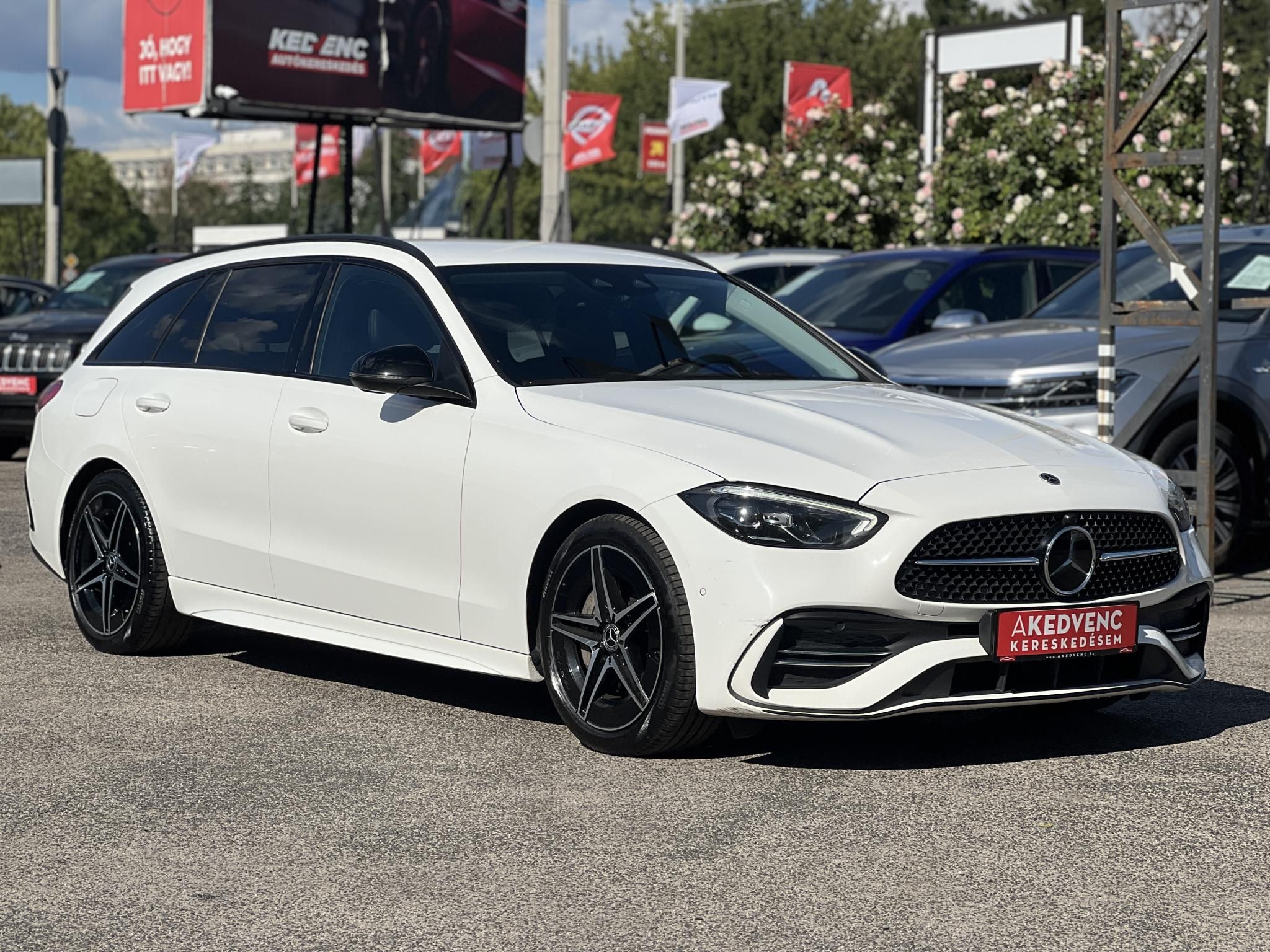 MERCEDES-BENZ C 200 T d 9G-TRONIC Mild hybrid drive AMG csomag! Bőrbelső. kamera. vonóhorog. wireless CARPLAY. stb