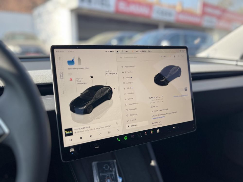TESLA MODEL 3 Long Range AWD (Automata) HIGHLAND 26e km. hőszivattyű. gyári garancia 2032-ig!
