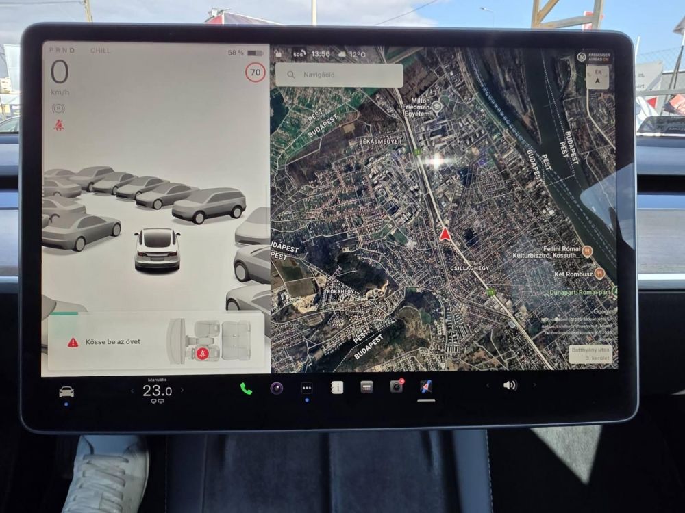 TESLA MODEL 3 Standard Range Plus Aut 35e km. garanciális. hőszivattyú. prémium hifi. mátrix LED!
