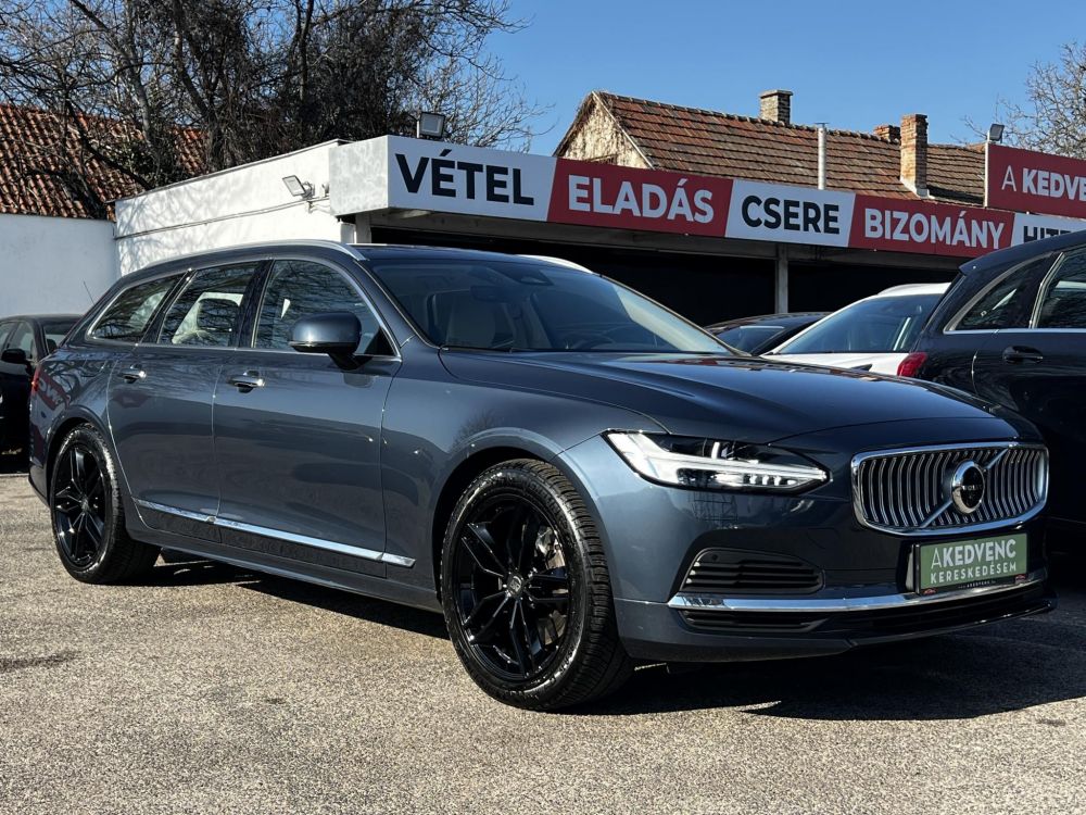 VOLVO V90 2.0 [T6] Recharge Inscription AWD Geartronic 63e km. Vajbőr belső. összkerékhajtás. frissen szervizelt!