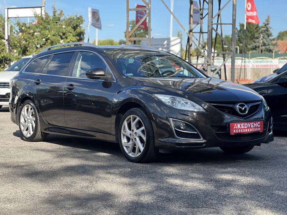 MAZDA 6 Sportkombi 2.5 GTA BOSE hifi. Gyári fényezés. Téli-nyári garnitúra. 1.5T horog!