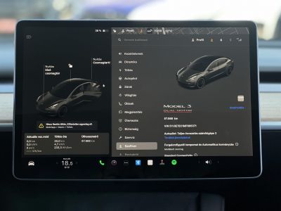 TESLA MODEL 3 Performance AWD (Automata) 87e km. mátrix LED. hőszivattyú. garanciális. téli-nyári kerék szett!