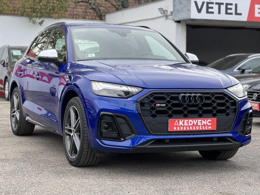 AUDI SQ5 55 TDI quattro Tiptronic ic 86e km. Virtual cockpit. Végig márkaszervizelt. Gyönyörű állapot!