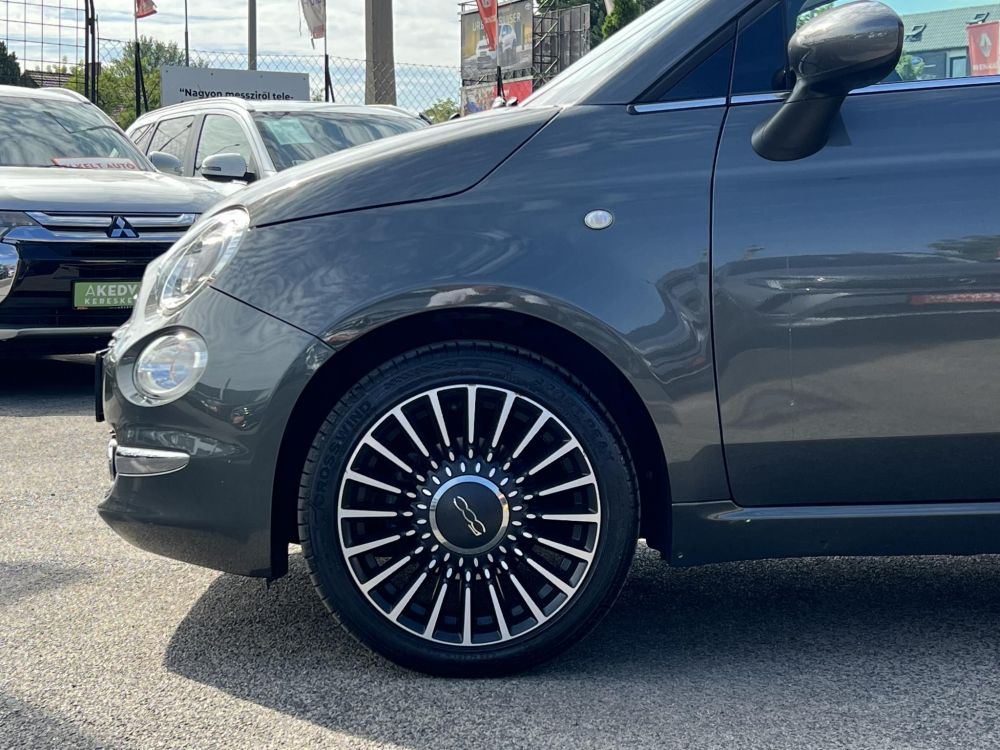 FIAT 500 500C 1.2 8V Lounge Dualogic 51e km. M.o.-i. Automata. Gyári fényezés. Végig vezetett szervizkönyv!