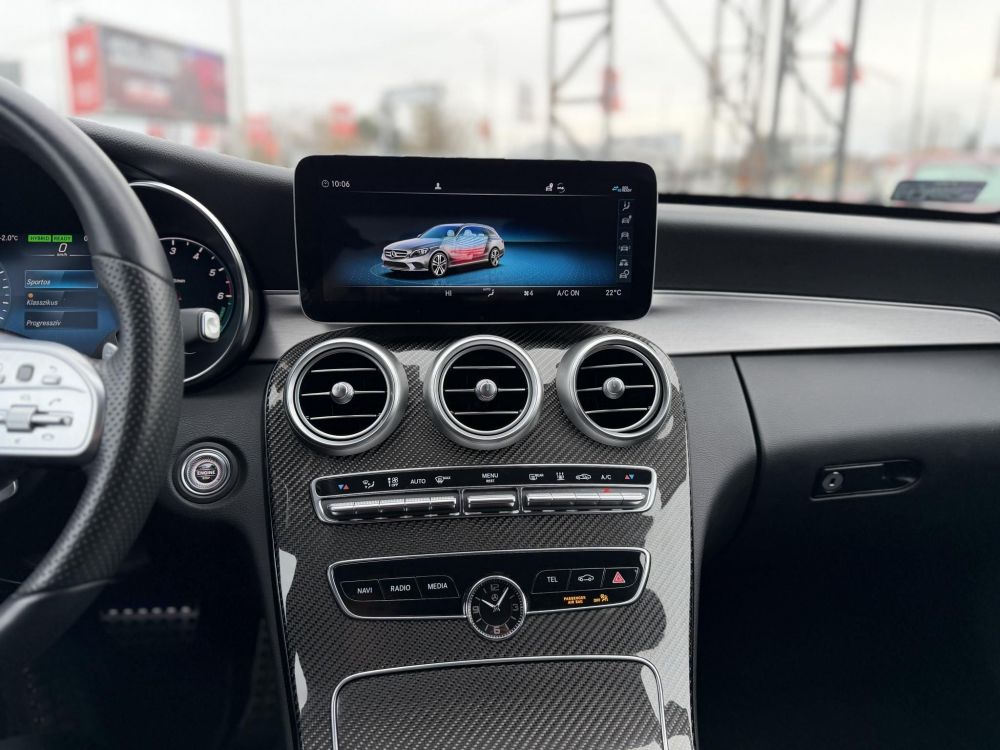 MERCEDES-BENZ C 300 T de EQ Power 9G-TRONIC AMG+karbon csomag. 88e km Burmester. teljes kerámia bevonat. ZÖLD rendszám