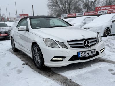 MERCEDES-BENZ E 220 CDI (Automata) Cabrio AMG csomag. 110e km. GYÖNYÖRŰ!