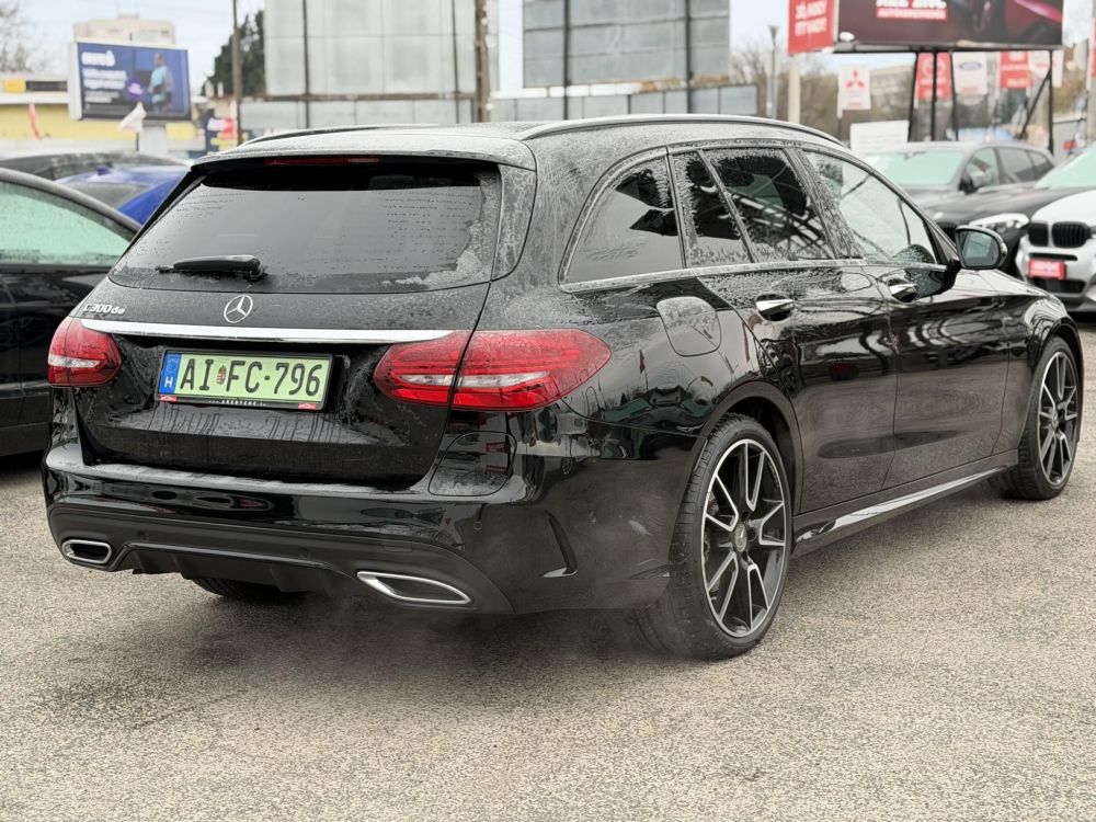 MERCEDES-BENZ C 300 T de EQ Power 9G-TRONIC AMG+karbon csomag. 88e km Burmester. teljes kerámia bevonat. ZÖLD rendszám