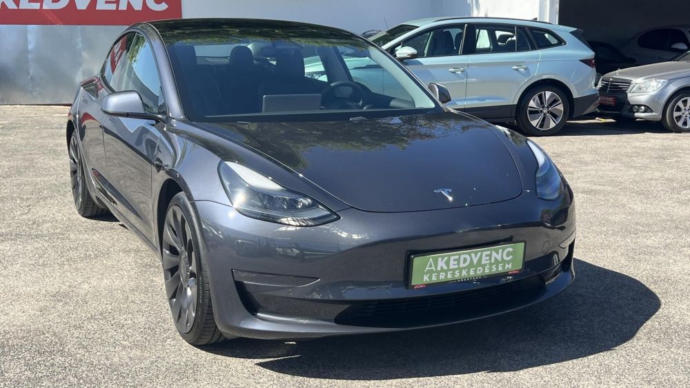 TESLA MODEL 3 Performance AWD (Automata) Kitűnő állapotú facelift PERFORMANCE. gyári garanciával!