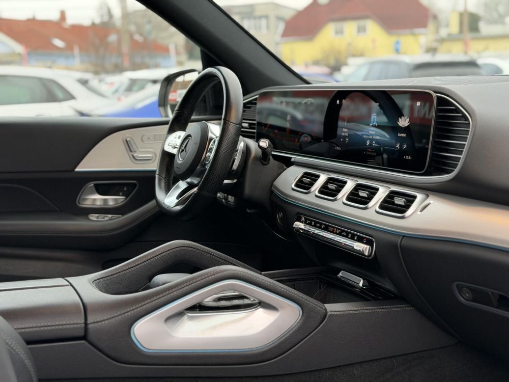 MERCEDES-BENZ GLE 350 de 4Matic 9G-TRONIC Plug-in hybrid AMG csomag. LED Burmester Távtartó Táblafelismerő Holttér Sávtartó Carplay