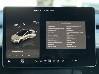 TESLA MODEL 3 RWD (Automata) Ryzen Hőszivattyú Mátrix LED. 63e km Magyar rendszámos Garanciális!