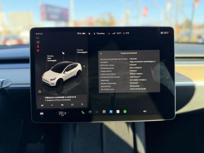 TESLA MODEL Y Long Range AWD (Automata) 72e km. AMD Ryzen. hőszivattyú. mátrix LED. garanciális!