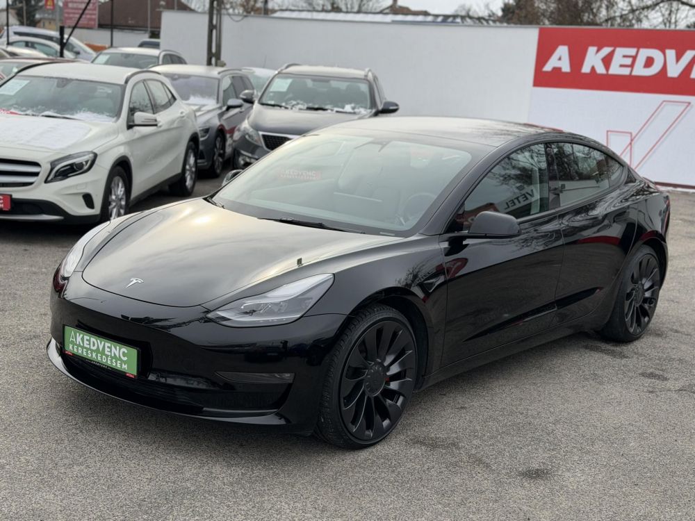 TESLA MODEL 3 Performance AWD (Automata) FSD. mátrix LED. hőszivattyú. garanciális!