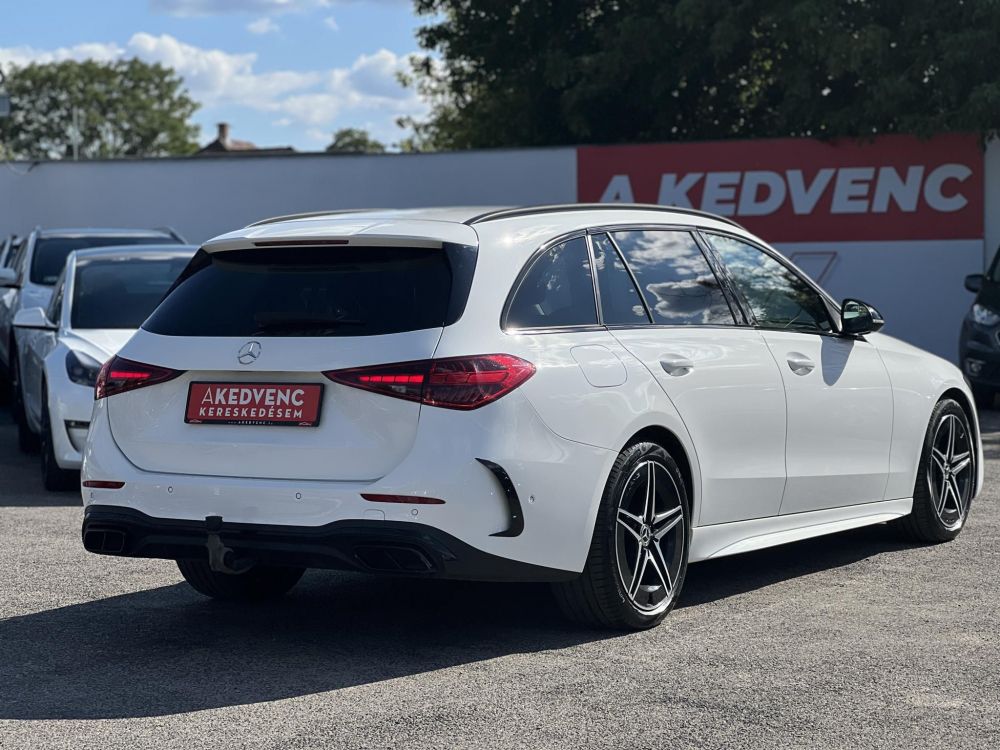 MERCEDES-BENZ C 200 T d 9G-TRONIC Mild hybrid drive AMG csomag! Bőrbelső. kamera. vonóhorog. wireless CARPLAY. stb