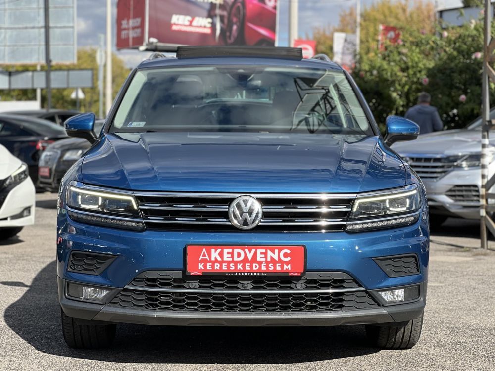 VOLKSWAGEN TIGUAN 2.0 TDI BMT SCR Highline 4Motion DSG Dynaudio. virtual cockpit. memória. head-up. bőrbelső. vezérlés cserélve!