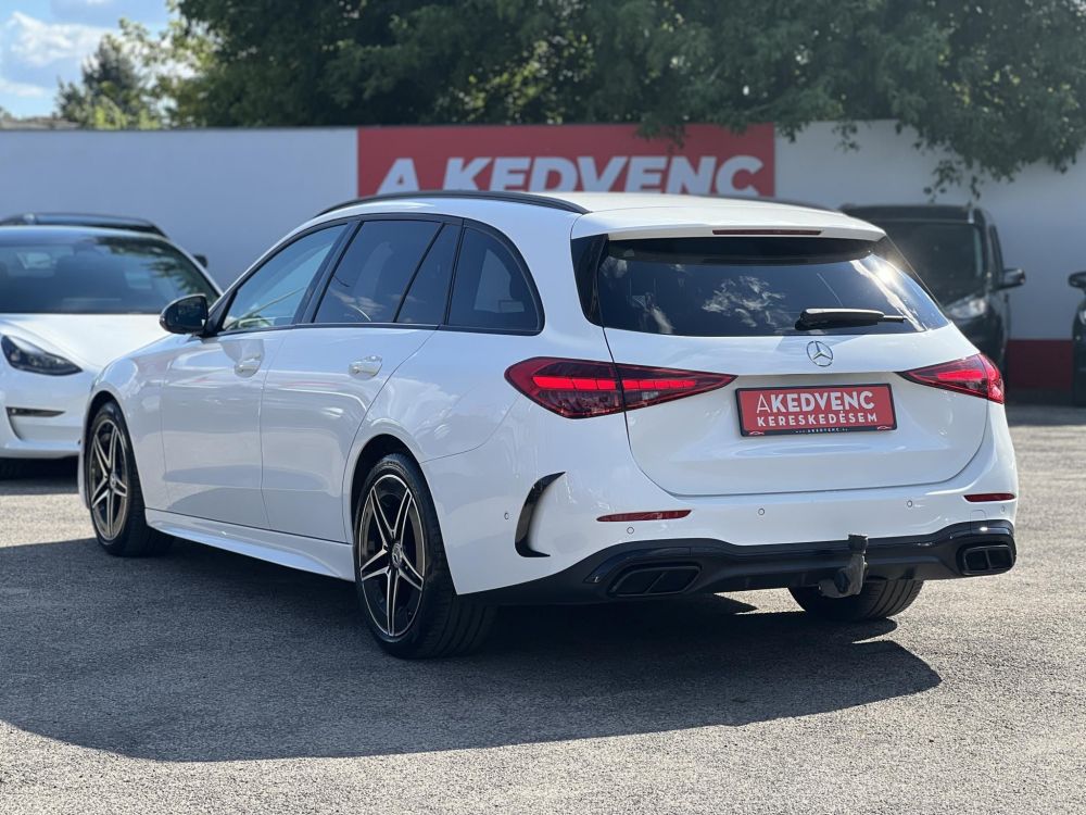 MERCEDES-BENZ C 200 T d 9G-TRONIC Mild hybrid drive AMG csomag! Bőrbelső. kamera. vonóhorog. wireless CARPLAY. stb