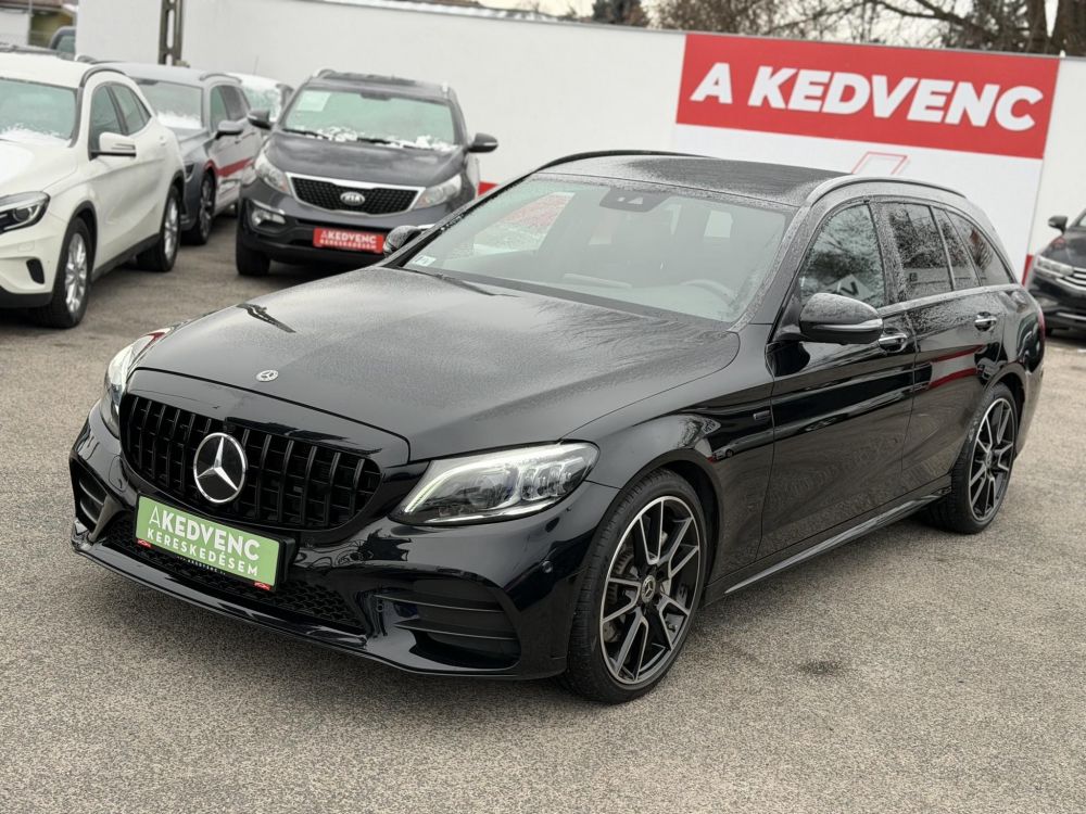 MERCEDES-BENZ C 300 T de EQ Power 9G-TRONIC AMG+karbon csomag. 88e km Burmester. teljes kerámia bevonat. ZÖLD rendszám