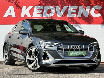 AUDI E-TRON Sportback 60 S quattro (Automata) 55e km. LED. panoráma tető. memória. CARPLAY. garanciális!