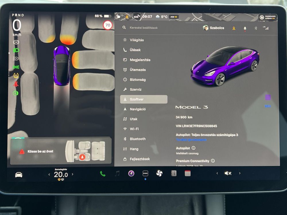 TESLA MODEL 3 RWD (Automata) 34e km. 2030-ig garancia
