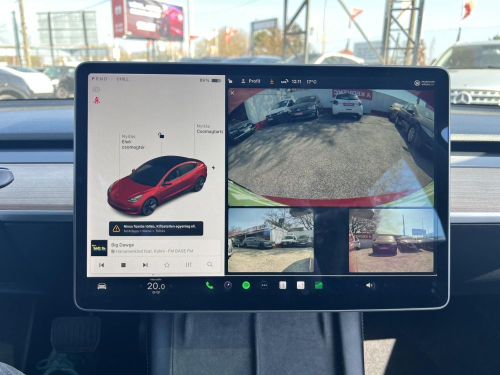 TESLA MODEL 3 Long Range AWD (Automata) 54e km. mátrix LED. hőszivattyú. premium hifi. gyönyörű állapot!