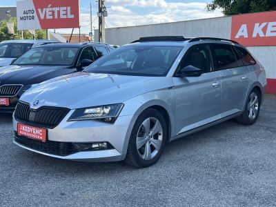 SKODA SUPERB Combi 2.0 TSI SportLine 4x4 DSG 280le. M.o.-i. 1.tul. Márkaszervizelt. Magasan felszerelt. Téli-nyári kerék!