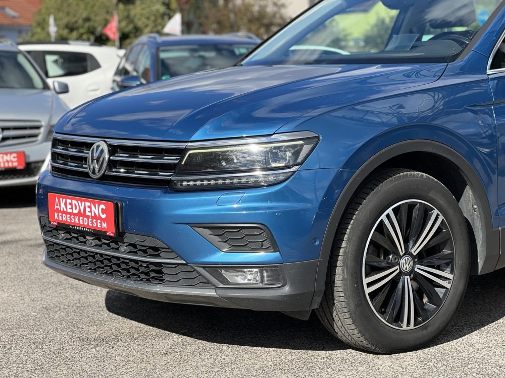 VOLKSWAGEN TIGUAN 2.0 TDI BMT SCR Highline 4Motion DSG Dynaudio. virtual cockpit. memória. head-up. bőrbelső. vezérlés cserélve!