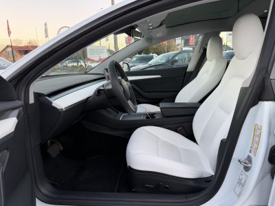 TESLA MODEL 3 Long Range AWD (Automata) 75e km. FEHÉR BELSŐ!