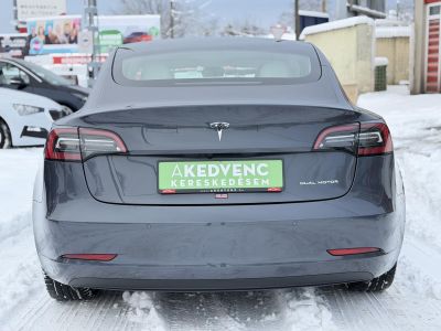 TESLA MODEL 3 Long Range AWD (Automata) 76e km. FEHÉR BELSŐ. mátrix LED. hőszivattyú. garanciális. megkímélt állapot!