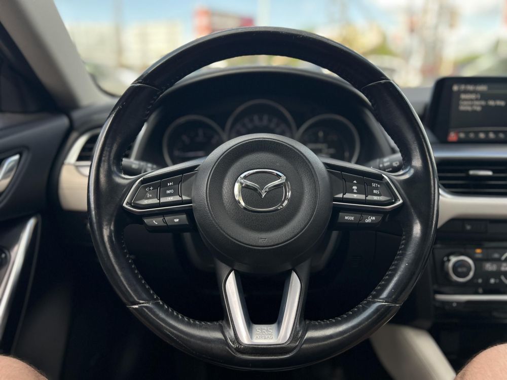 MAZDA 6 2.2 CD Revolution Top (Automata) Sávtartó 360 Head-up Kamera Fehér bőr belső!