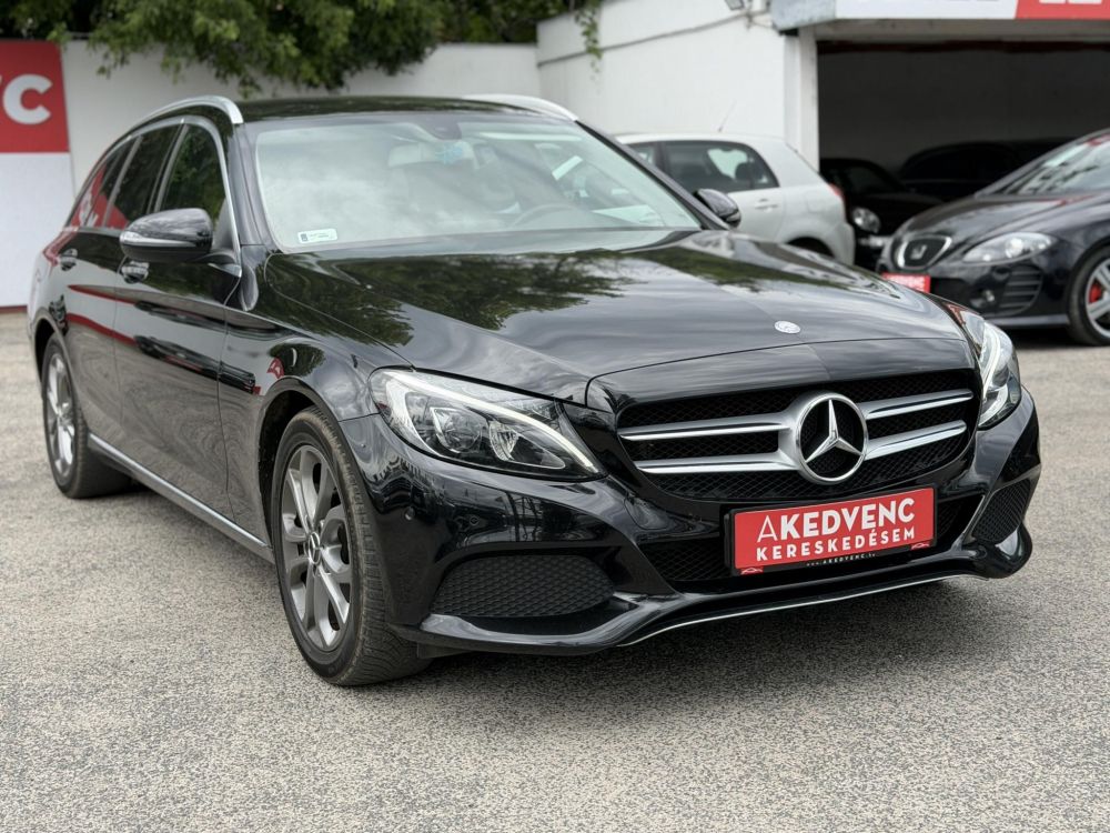 MERCEDES-BENZ C 300 T BlueTEC h HYBRID 7G-TRONIC 138e km. barna bőrbelső. bluetooth. navigáció. megkímélt állapot!
