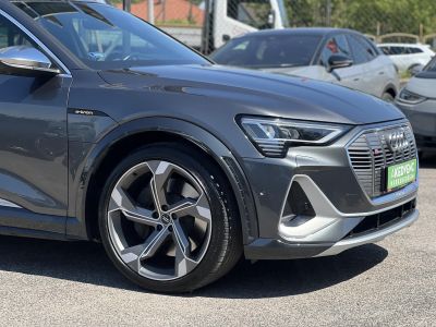 AUDI E-TRON Sportback 60 S quattro (Automata) 55e km. LED. panoráma tető. memória. CARPLAY. garanciális!
