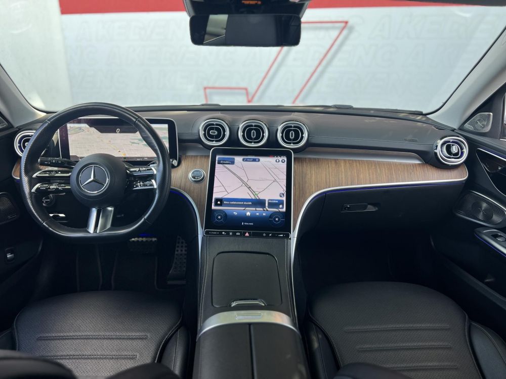 MERCEDES-BENZ C 200 T d 9G-TRONIC Mild hybrid drive AMG csomag! Bőrbelső. kamera. vonóhorog. wireless CARPLAY. stb