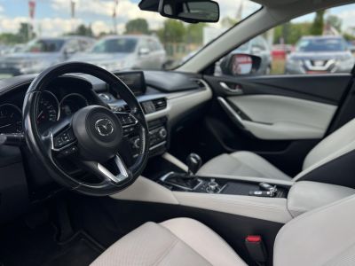 MAZDA 6 2.2 CD Revolution Top (Automata) Sávtartó 360 Head-up Kamera Fehér bőr belső!