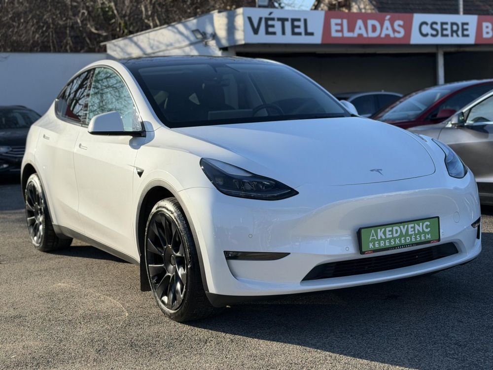 TESLA MODEL Y Long Range AWD (Automata) 72e km. AMD Ryzen. hőszivattyú. mátrix LED. garanciális!