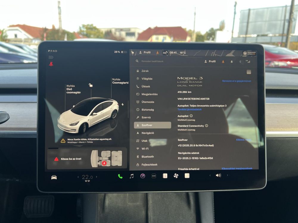 TESLA MODEL 3 Long Range AWD (Automata) FACELIFT. hőszivattyú. premium hifi. mátrix LED!