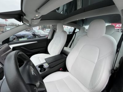 TESLA MODEL 3 Long Range AWD (Automata) 77e km. FEHÉR BELSŐ. mátrix LED. hőszivattyú. garanciális!