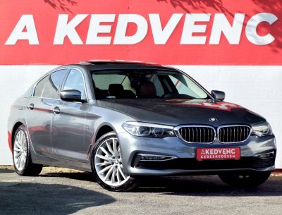BMW 530i (Automata) Luxury 124e km. Magyarországi Napfénytető Adaptív LED Profnavi Barna bőr Keyless