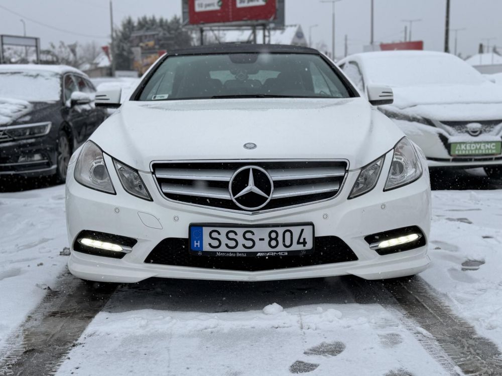 MERCEDES-BENZ E 220 CDI (Automata) Cabrio AMG csomag. 110e km. GYÖNYÖRŰ!
