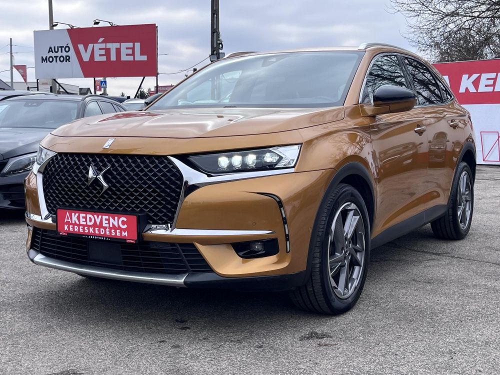 DS DS 7 Crossback 1.5 BlueHDi Rivoli S&S EAT8 Prémium felszereltség. Mátrix LED fényszórók