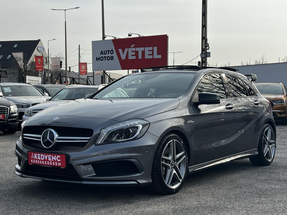 MERCEDES-AMG A 45 4Matic 7G-DCT 75e km. napfénytető. harman/kardon. memória. xenon