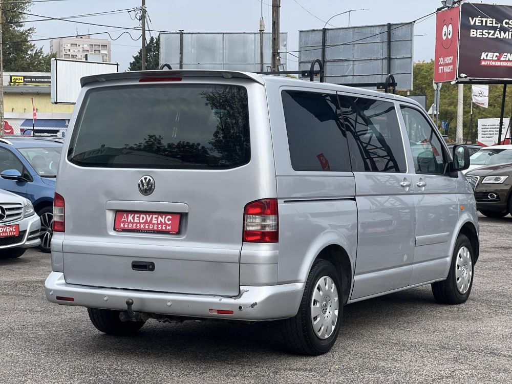 VOLKSWAGEN TRANSPORTER 2.5 TDI Mixto 'D.kab' AXE motorkód. 2.1T vonóhorog. klíma. tetőcsomagtartó. 2 gyári kulcs!
