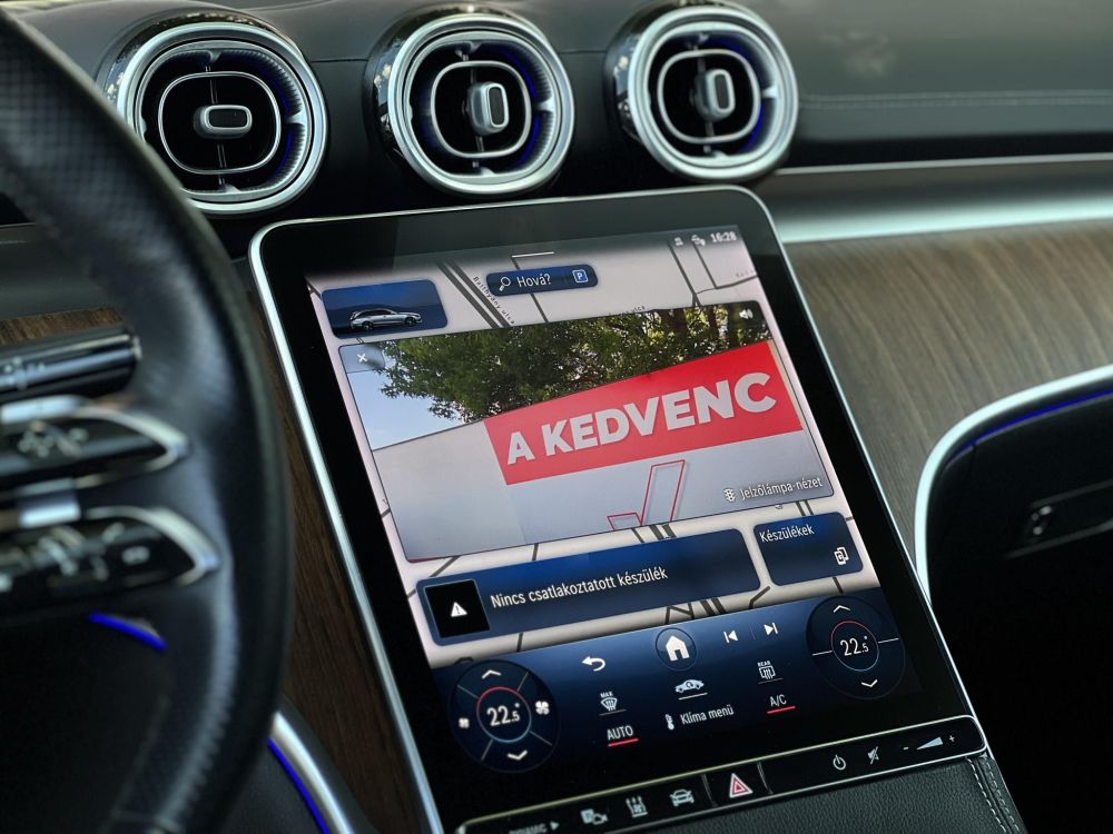 MERCEDES-BENZ C 200 T d 9G-TRONIC Mild hybrid drive AMG csomag! Bőrbelső. kamera. vonóhorog. wireless CARPLAY. stb